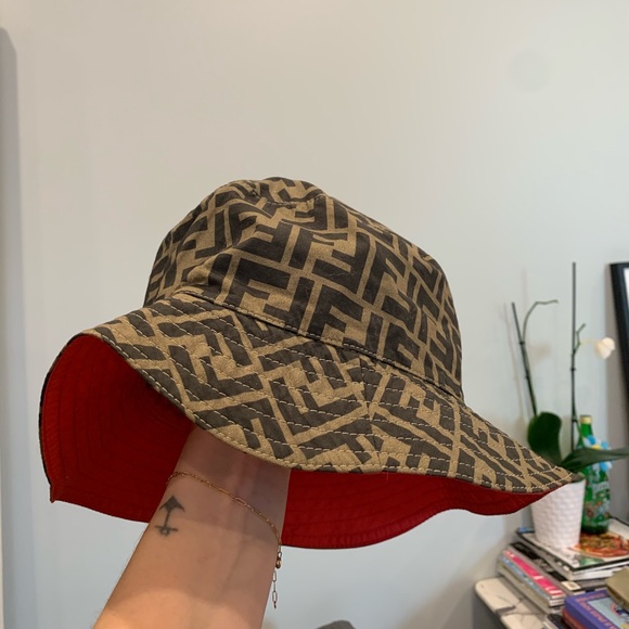 Accessories - FENDI Monogram Bucket Hat